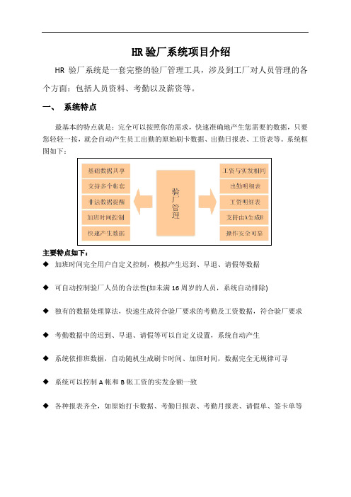 HR验厂系统项目介绍