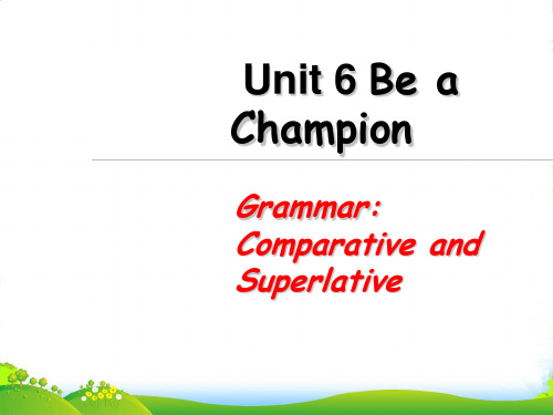 冀教版八年级英语下册Unit6 grammar课件