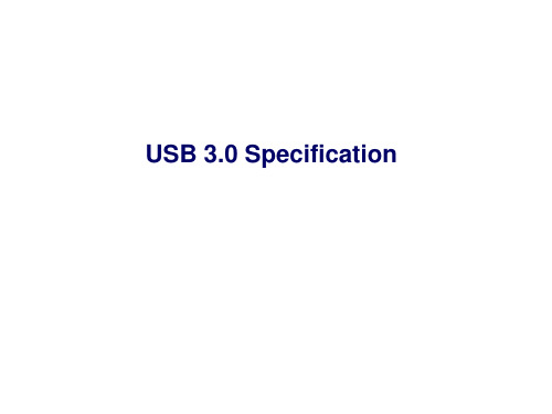 USB 3.0 Specification