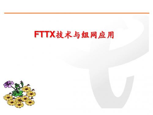 中国电信FTTX技术及组网应用培训教材(ppt 127) 精品资料