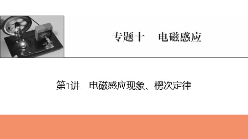 2025年高考物理总复习课件专题十电磁感应第1讲电磁感应现象、楞次定律