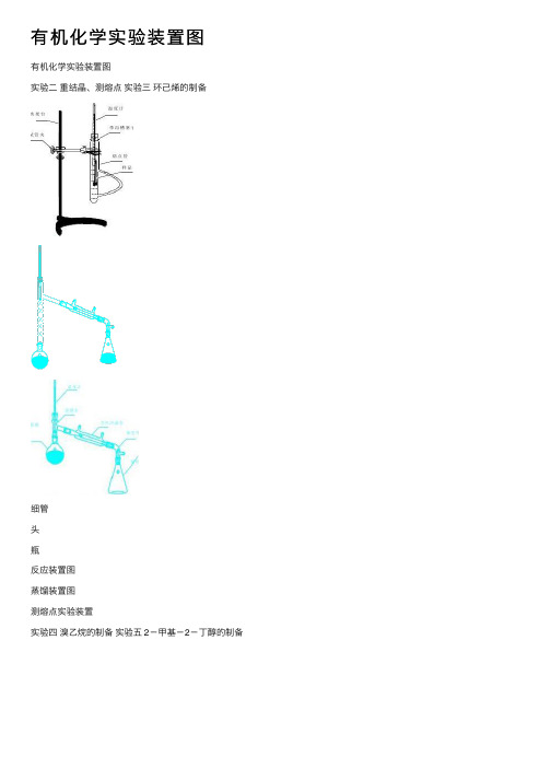 有机化学实验装置图