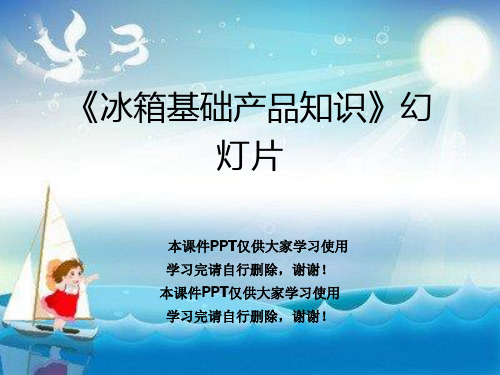 《冰箱基础产品知识》幻灯片