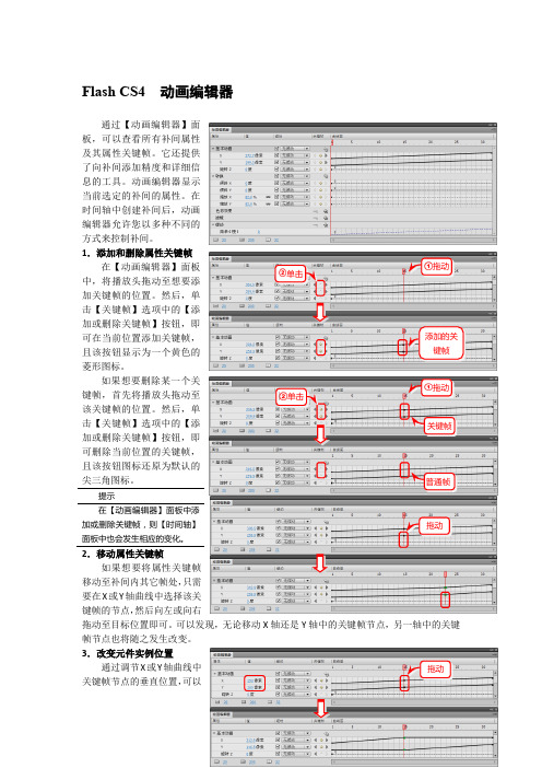 Flash CS4  动画编辑器