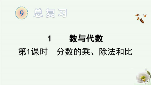 人教版六年级上册数学-分数的乘、除法和比复习课件