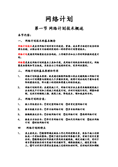 网络计划