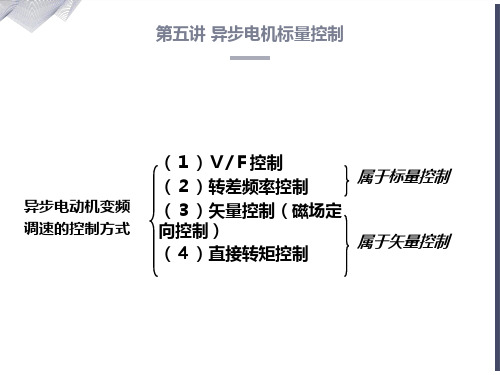 异步电机的标量控制