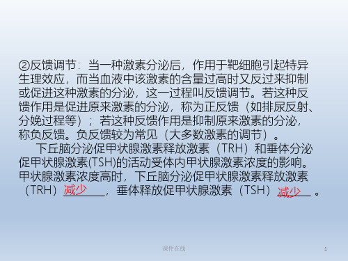 【学习方案】2020高考生物二轮复习第10章动物生命活动的调节课件_2_6-10