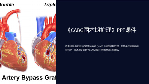 《CABG围术期护理》课件