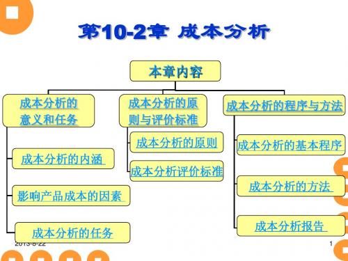 人大成本会计课件10-2(成本分析)