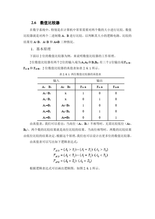 数值比较器--徐艺萍