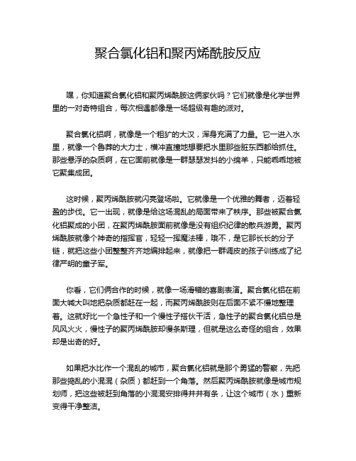 聚合氯化铝和聚丙烯酰胺反应