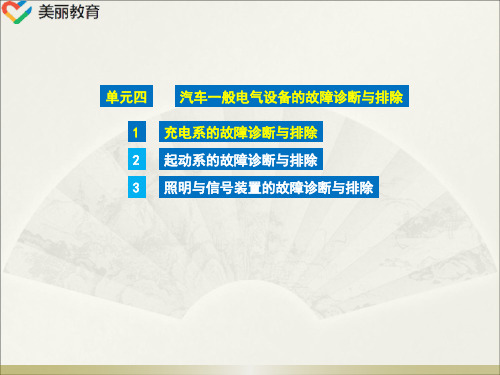 中职教育-《汽车故障诊断与检测技术》(第二版下)课件：单元4.1充电系的故障诊断与排除(人民交通出版社).ppt