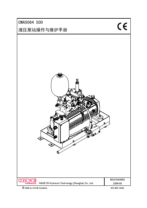 50、HAWE主动式液压站使用维护说明书