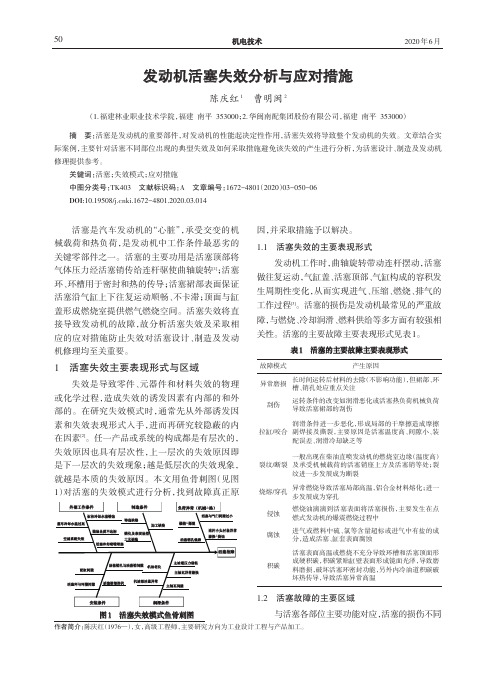 发动机活塞失效分析与应对措施