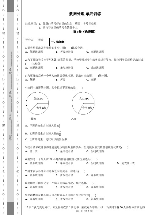 数据处理-单元训练