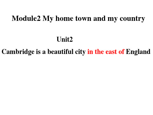 外研版八年级英语上册Module 2Unit 2 Cambridg 课件