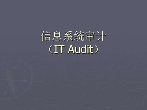 信息系统审计(IT Audit new)