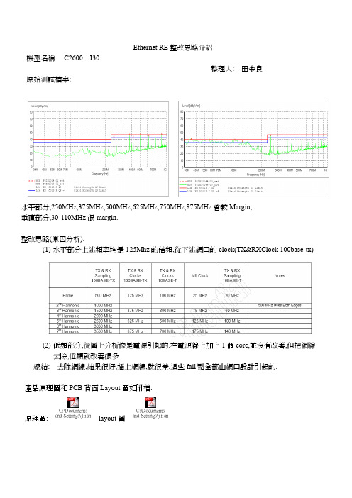 以太网口辐射发射整改案例