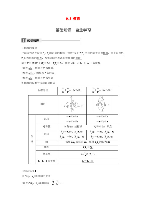 江苏2018版高考数学复习第九章平面解析几何9