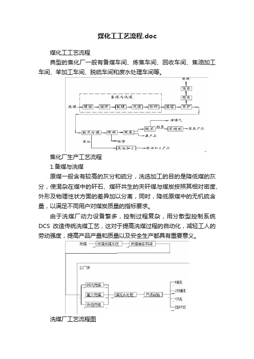 煤化工工艺流程.doc