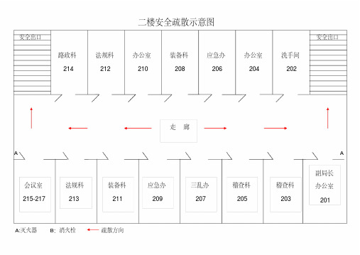 消防疏散示意图1