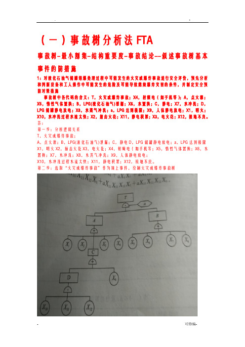 事故树分析法FTA