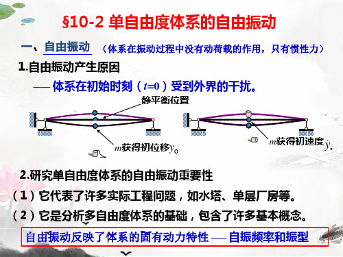 课件：单自由度体系的自由振动