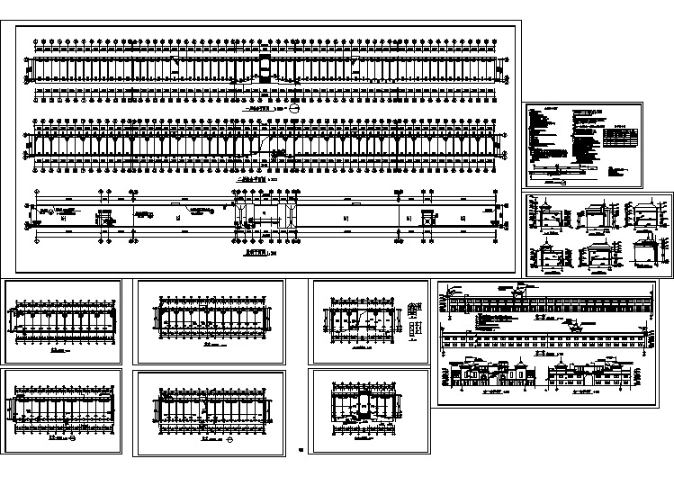 某二层商业楼门面房全套建筑CAD设计施工图