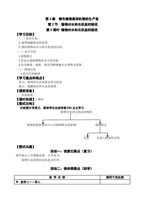 4_2(2)植物对水和无机盐的吸收