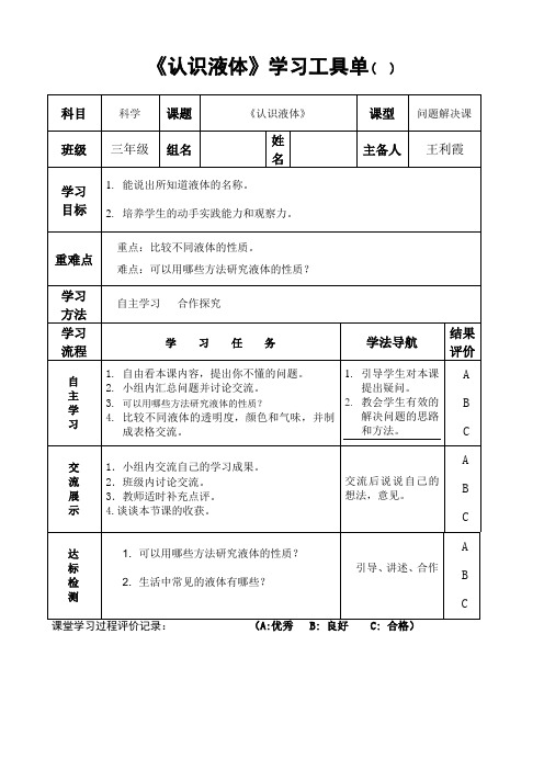 11认识液体