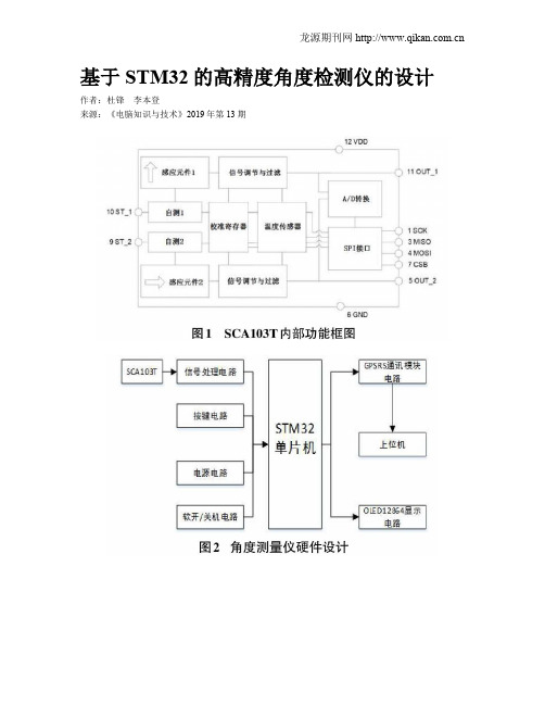 基于STM32的高精度角度检测仪的设计