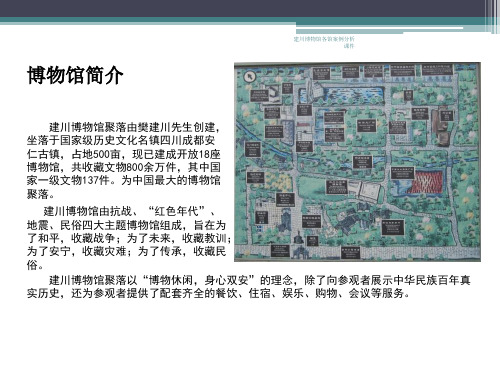 建川博物馆各馆案例分析课件