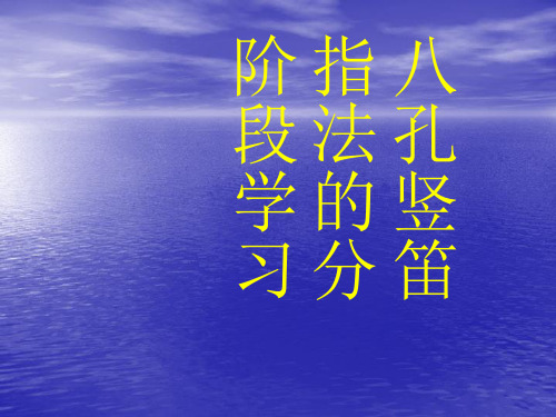 《八孔竖笛指法总表课件》小学音乐人教版六年级下册22778