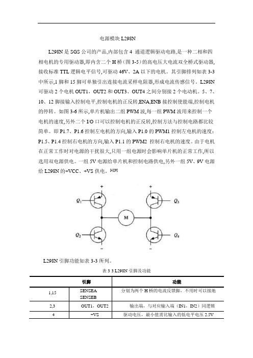 电源模块L298N