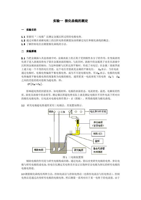 极化曲线的测定