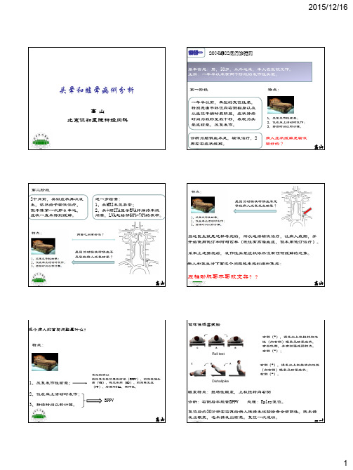 高 山 留 头晕和眩晕病例分析