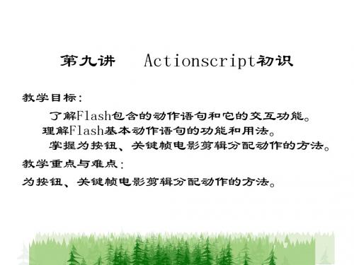 flash课件   第九讲 Action