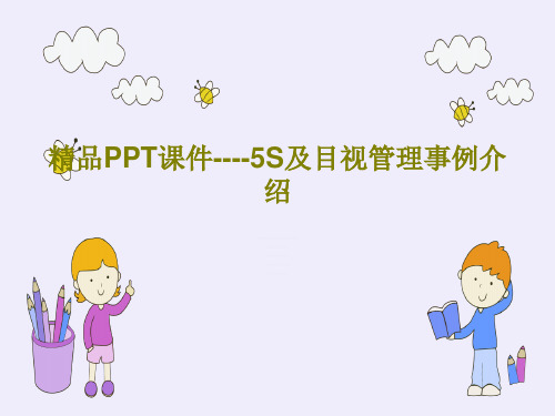 精品PPT课件----5S及目视管理事例介绍16页PPT