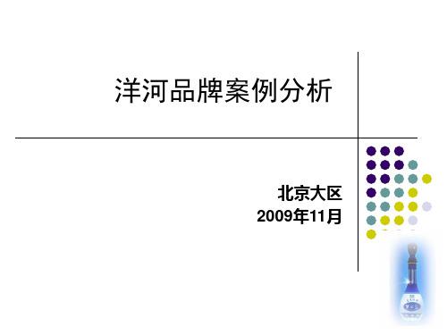 洋河品牌案例分析