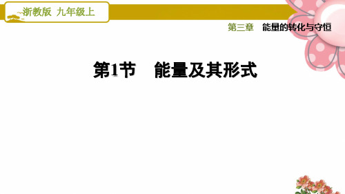 浙教版九年级科学上册3.1 能量及其形式ppt课件