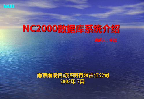 NC2000数据库..