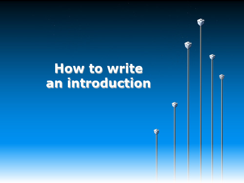 学术英语writing introduction