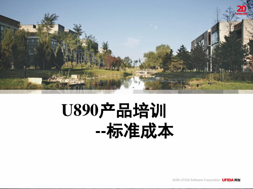 U8V8标准成本介绍