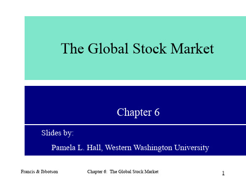 chapter06TheGlobalStockMarket(国际投资,英文版)