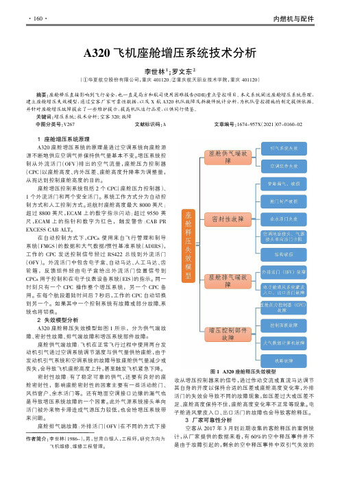 A320飞机座舱增压系统技术分析