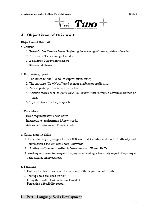 Key points of Unit 2 [1]