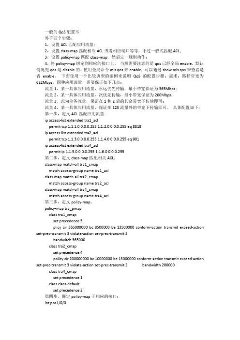 ciscoQOS典型配置