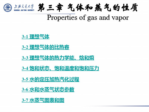 工程热力学第3章-课堂.