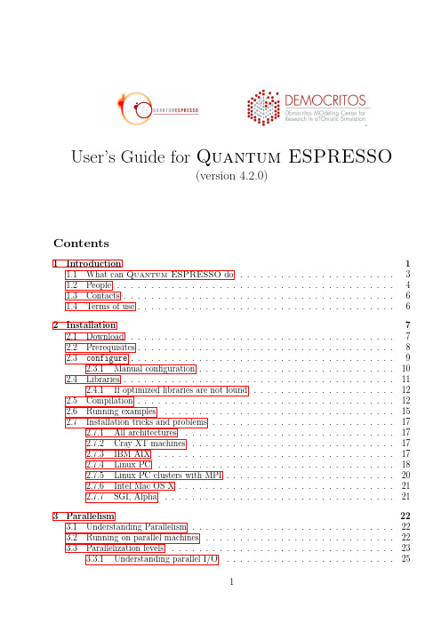 Quantum espresso user_guide